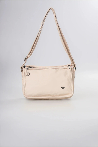 ÇÇS Washable Leather Cross Shoulder Bag Multi-Compartment Soft Textured Styli...
