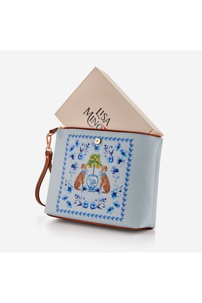 CHIARA ALESSI Tiger Clutch & Portföy Çantalı 2'Li Türk Kahvesi Fincan Seti 110 Ml