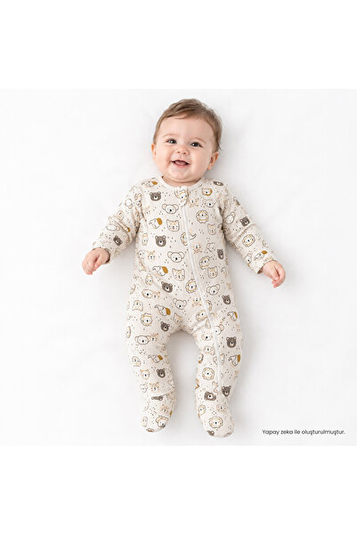 ebebek Hello Baby HelloBaby Yenidoğan Patikli Tulum
