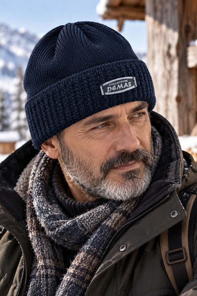 Ritagarcia Men's Siberian Beanie Double Layer Thick Winter Snow Beanie