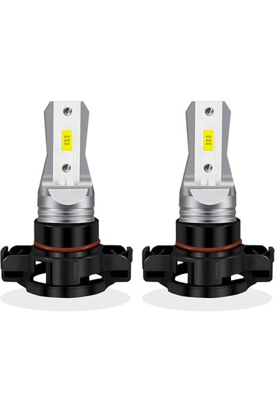 KASTWAVE PSX24W 2504 مصابيح ضباب LED، عبوة من قطعتين |   مصباح زينون أبيض فائ...