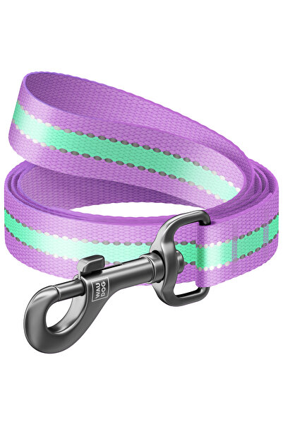 WAUDOG Lesă de câine din nailon, fosforescentă, lățime 15 mm, lungime 122 cm,...