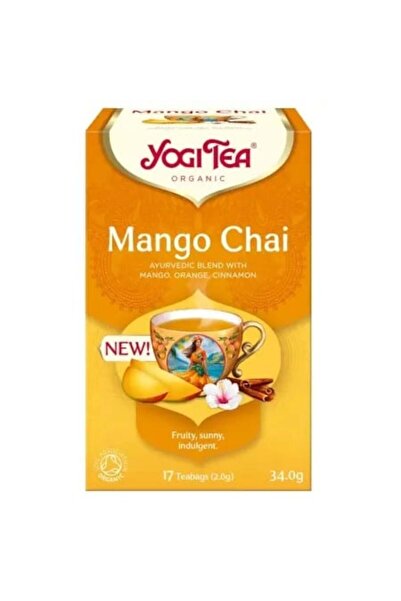 Yogi Tea Ceai bio Mango Chai, 17 plicuri,