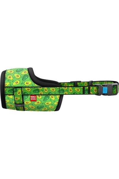 WAUDOG Botniță pentru câini din nailon, model  "Avocado ", cu cataramă din pl...