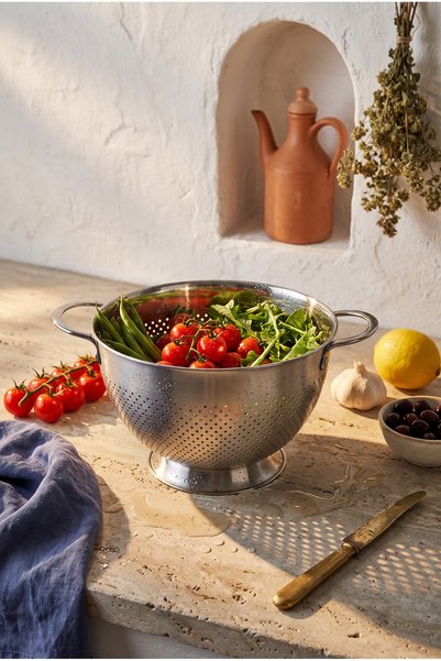 MİEN 1.5 LT GASTRO GÜMÜŞ PASLANMAZ ÇELİK SÜZGEÇ -