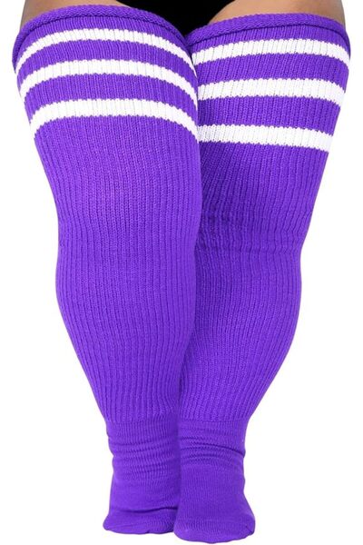 GENERAL LOUSGUTA Plus Size Thigh High Socks for Thick Thighs- Extra Long Wome...