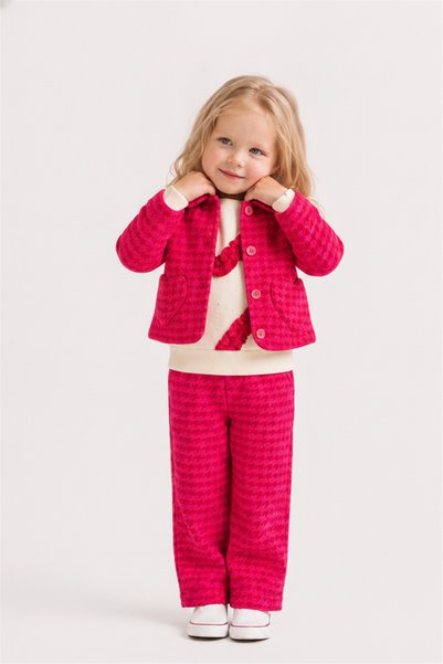 NK Baby Girl Carnival Jacket 1-4 Years Fuchsia