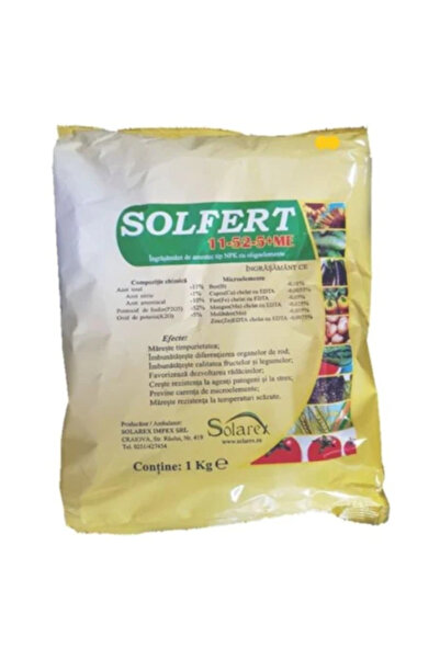 Solarex Îngrășământ Solfert 11 - 52 - 5 + ME 1 kg