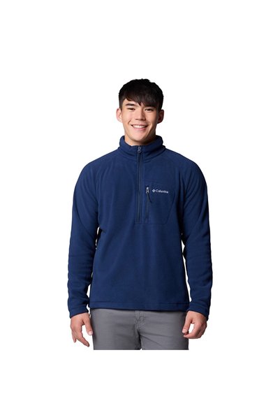 Columbia Fast Trek III Half-Zip Fleece Erkek Lacivert Outdoor Polar XM6410-468
