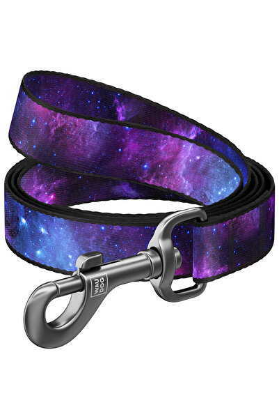 WAUDOG Lesă de câine din nailon, model "NASA21", M, lățime 20 mm, lungime 122 cm