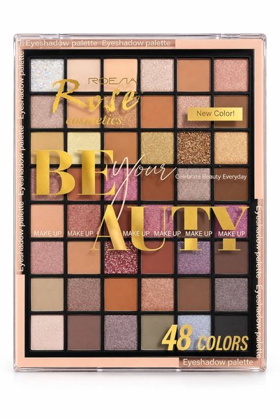 Roesıa Rose Cosmetics Rose Your Beauty 48 Renkli Büyük Boy Far Paleti