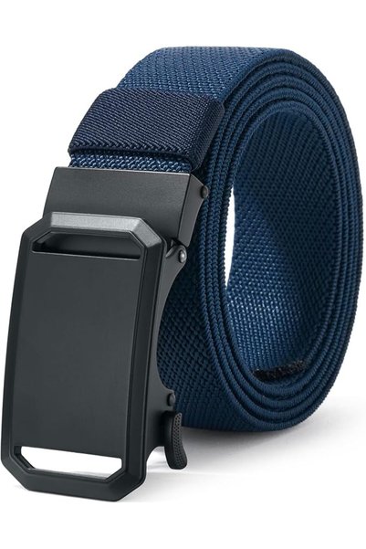 GENERAL LionVII Ratchet Elastic Stretch Belts, 1 3/8" Slide Belt for Men with...