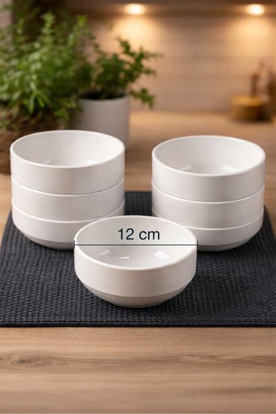 Adalinhome Polikarbon Kırılmaz Joker Kase Çorba Kasesi 12 cm (6 ADET)