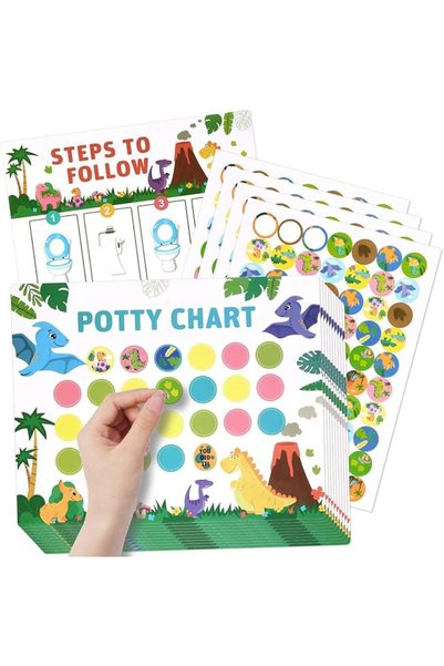 ALMEKAQUZ Potty Training Reward Chart, 10pcs Potty Training Chart for Toddler...