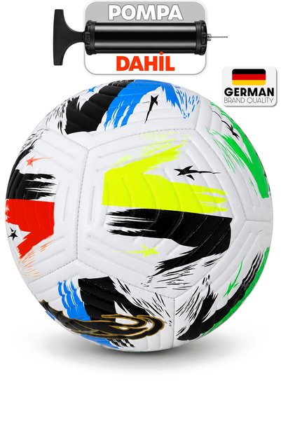 Telvesse Futbol Topu Tsu Pompalı Set Avrupa Dayanıklı Sert Zemin Halı Saha To...