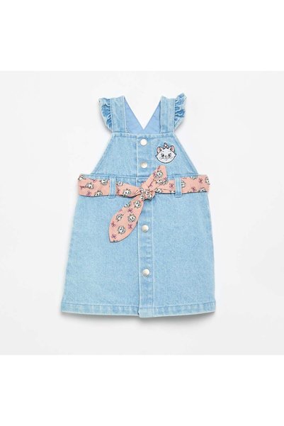 KIABI Sleeveless Denim Dress Blue
