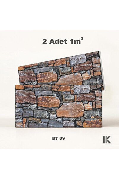 Kumlu Strafor Duvar Paneli Buztaş Desenli 100 × 50 × 2 cm – 12 Adet / 6 m²