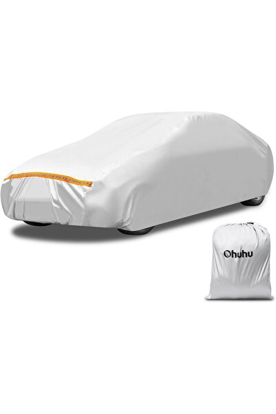 Ohuhu Husă auto universală, pentru sedanuri 485–510 cm, Impermeabilă, Protecț...