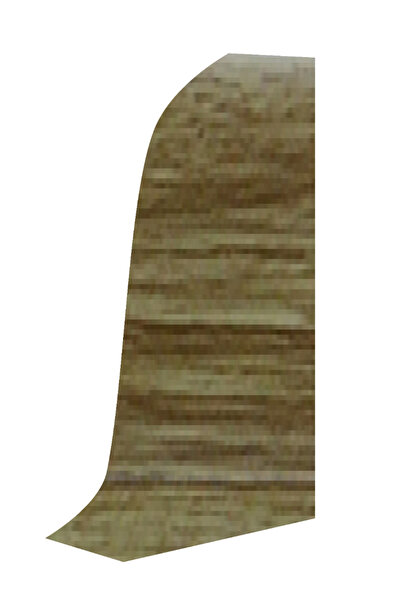 Korner LP55 Capăt de plintă drept, Stejar rustic