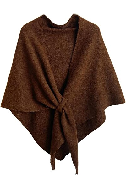 GENERAL Winter Shawl Wraps Women Knitted Shawls and Wraps Cardigan Cape Wool ...