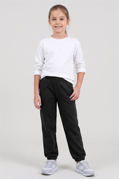 DMB BOYS & GIRLS Dmb Girls' Single Bottom School Uniform 7-15 Years Old Black