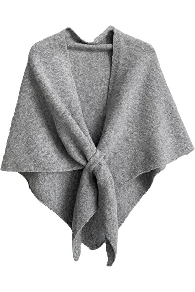 GENERAL Winter Shawl Wraps Women Knitted Shawls and Wraps Cardigan Cape Wool ...