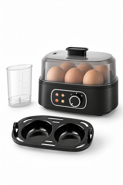 Rowenger Smartegg Yumurta Pişirme Makinesi Yumurta Haşlama Makinesi Led Göstergeli 4 Kıvamda Pişirme RO-06S