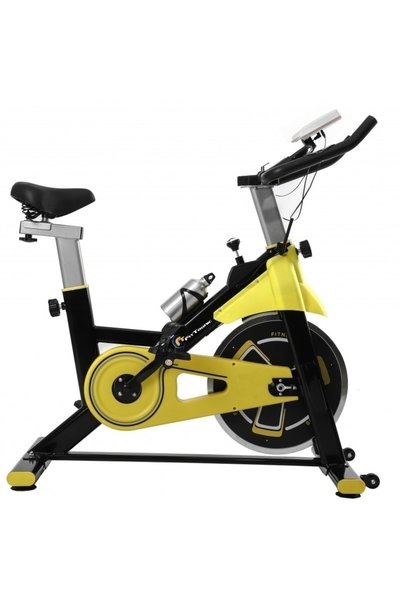 FitTronic ® Bicicletă de ciclism de interior SB5000, display inclus, volant d...