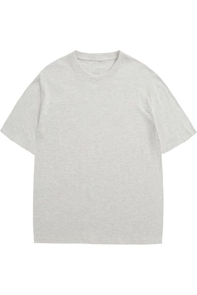 GENERAL KEEPSHOWING Men's Cotton T-Shirts Oversized Unisex Short Sleeve Crew ...