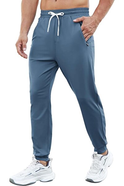 GENERAL PINSPARK Men's Joggers with Zipper Pockets Stretch Lightweight Athlet...