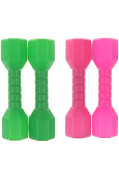 GENERAL زوج من الأثقال البلاستيكية للأطفال، أوزان للياقة البدنية، تمارين منزل...