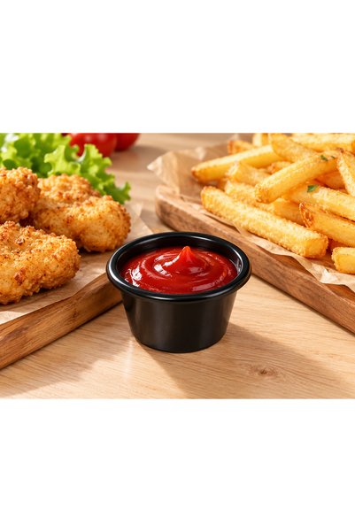 ARVALE GÖZDE 6 cm Mini Sosluk – Ketçap, Mayonez, Hardal ve Dip Sos Servis Kabı