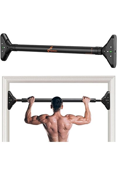 Dotail Bară de tracțiuni pentru ușă, fără șuruburi, reglabilă 75–94 cm, 200 k...