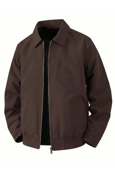 blucombin Erkek Astarlı Mevsimlik Ceket Geniş Kesim Polyester Kumaş