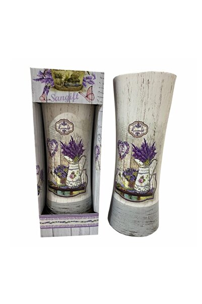 Euro Sangift Vază ceramică dreaptă 25cm lavandă 1