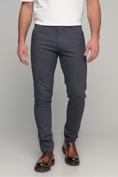BEN TAILOR ΠΑΝΤΕΛΟΝΙ CHINO TAILORED CRAFT - ΑΝΘΡΑΚΙ