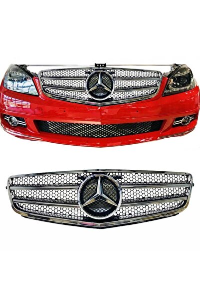Generic Brand Μάσκα για Mercedes-Benz C-Class W204 07-14 Εμφάνιση AMG C63 με ...