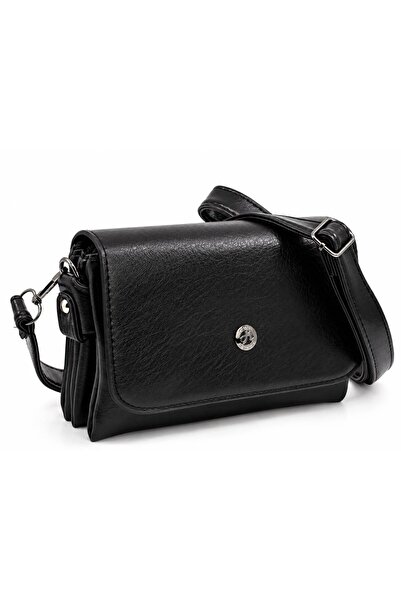 millamoda Women's 3-Compartment Covered Shoulder and Crossbody Bag (21X14Cm)