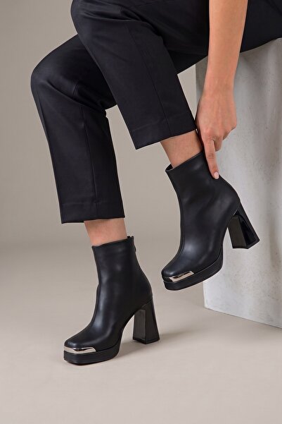 Guja Ardi̇n Imported Special Series Women's Boots with Front Metal Detail and...