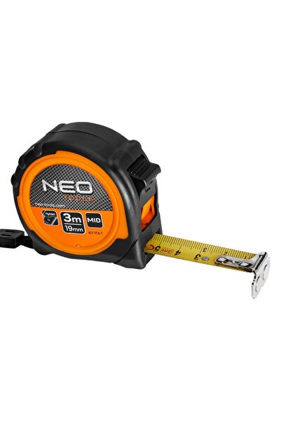 NEO Tools Banda metrica din otel rulat 3 m x 19 mm, cu magnet 67-113-1