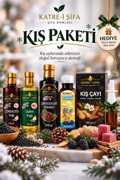 Katre-i Şifa Kış Paketi – Doğal İçerikli Kış Destek Seti | 5’li Set + Hediye ...