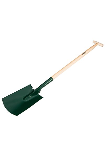 VERTO Lopata dreapta, maner din lemn, in "T", american 15G026