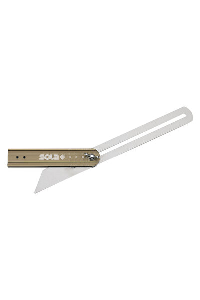 SOLA Echer reglabil cu marcaj pentru unghiuri, L=200 mm, tip VSTG 200, 56052001