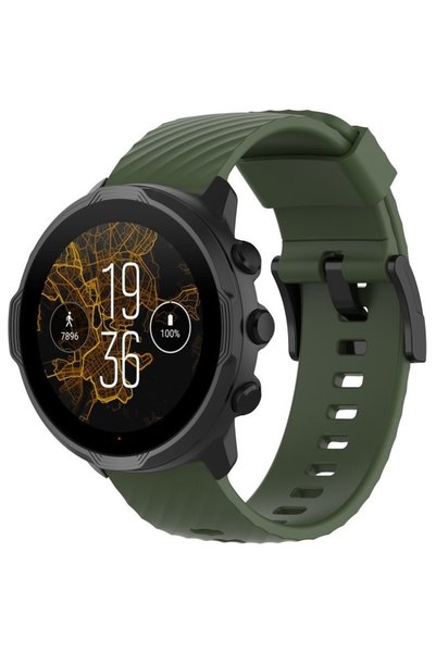 XGSM Curea de silicon pentru Suunto 9, Verde