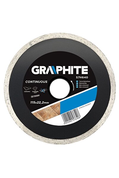graphite Disc diamantat continiuu debitare ceramica 115mm/22,2mm 57H640