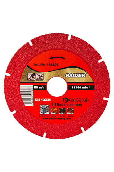 Raider Pro Disc diamantat uscat 115x22.2mm 1.5mm ultra-subțire RDP-DD27