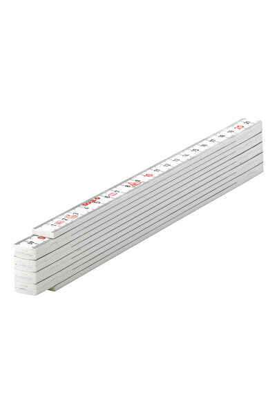 SOLA Metru pliabil din plastic, 2 m, alb, clasa de precizie III, tip HK 2/10W...