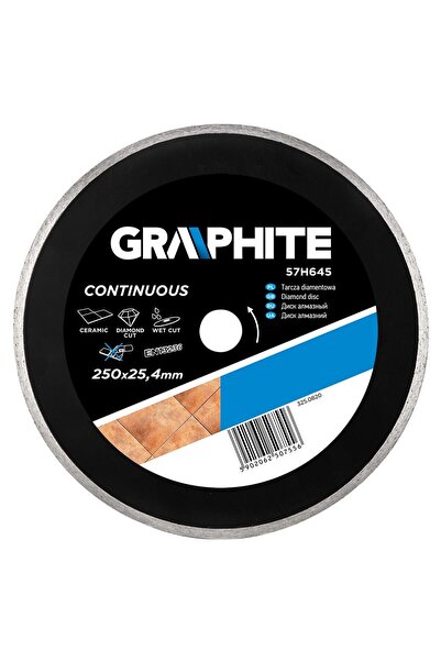 graphite Disc diamantat continiuu debitare ceramica 250mm/25,4mm 57H645