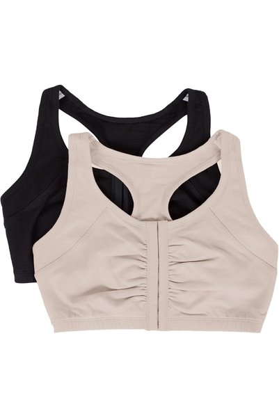 Fruit of the loom Women's Front Close Racerback (Pack of 2)
