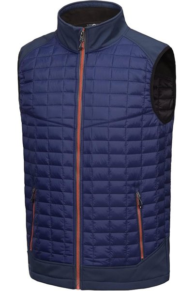 Little Donkey Andy Men’s Lightweight Puffer Vest, Warm Outdoor Sleeveless Jac...